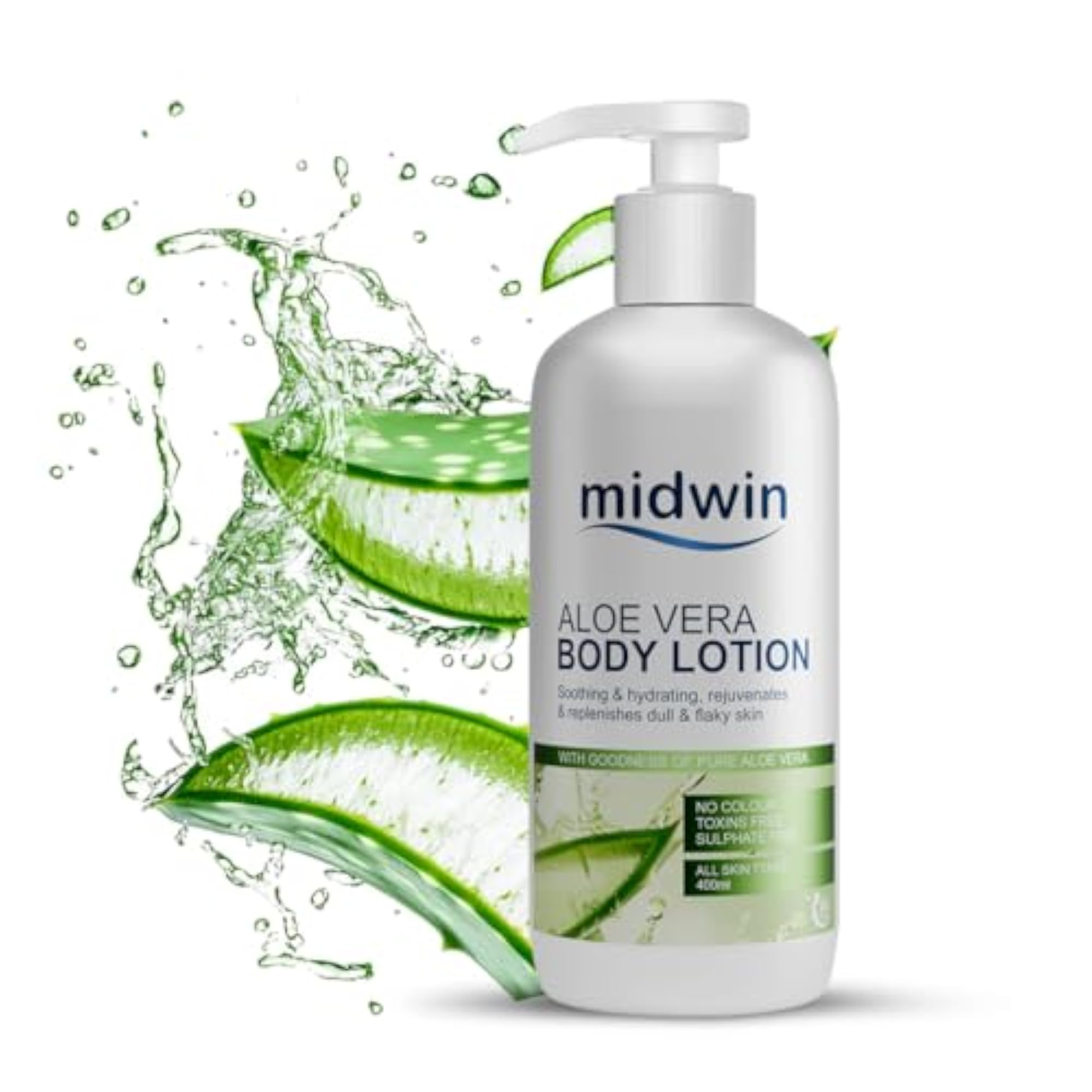 Aloe Vera Body Lotion, Soothing & Hydrating